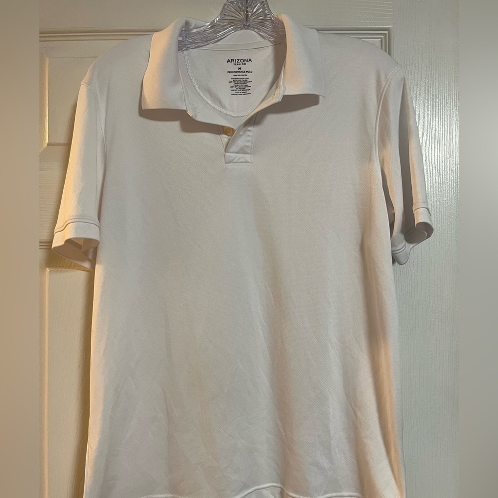 Arizona Jean Company Classic White Polo Shirt